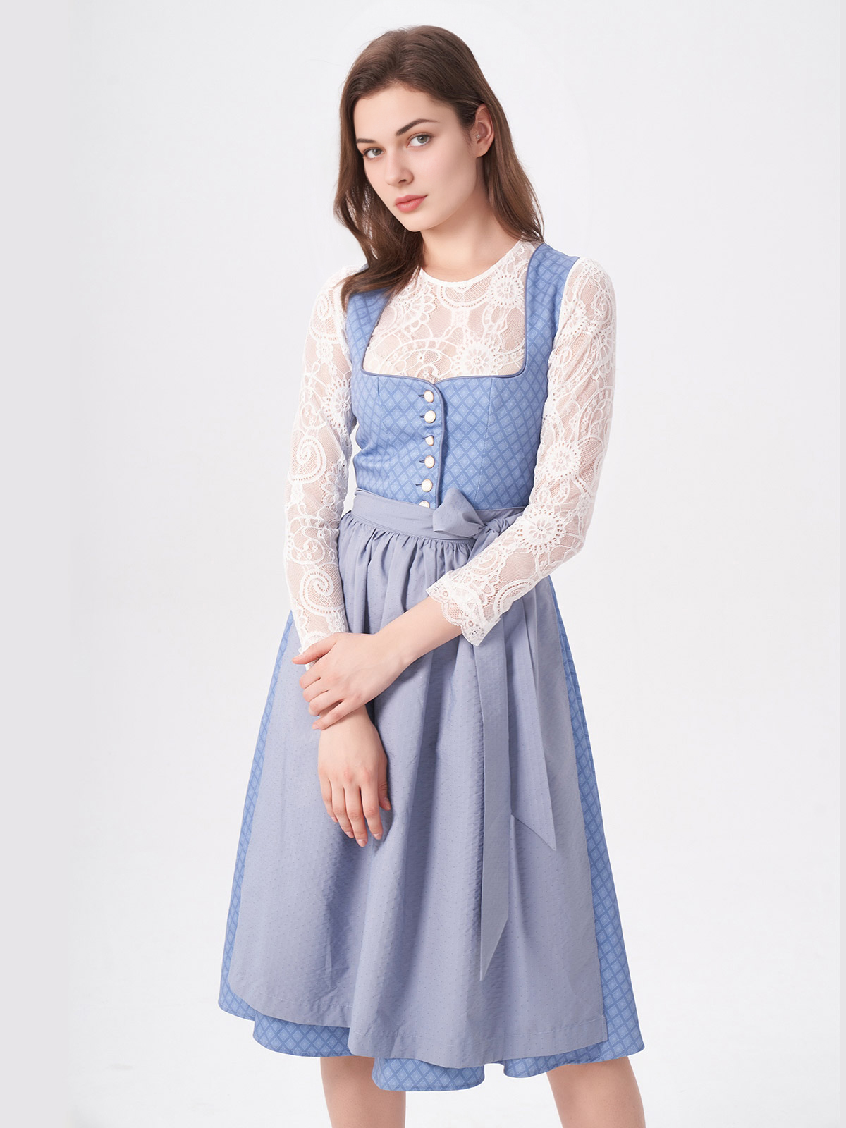 Modernes Dirndl in Blau