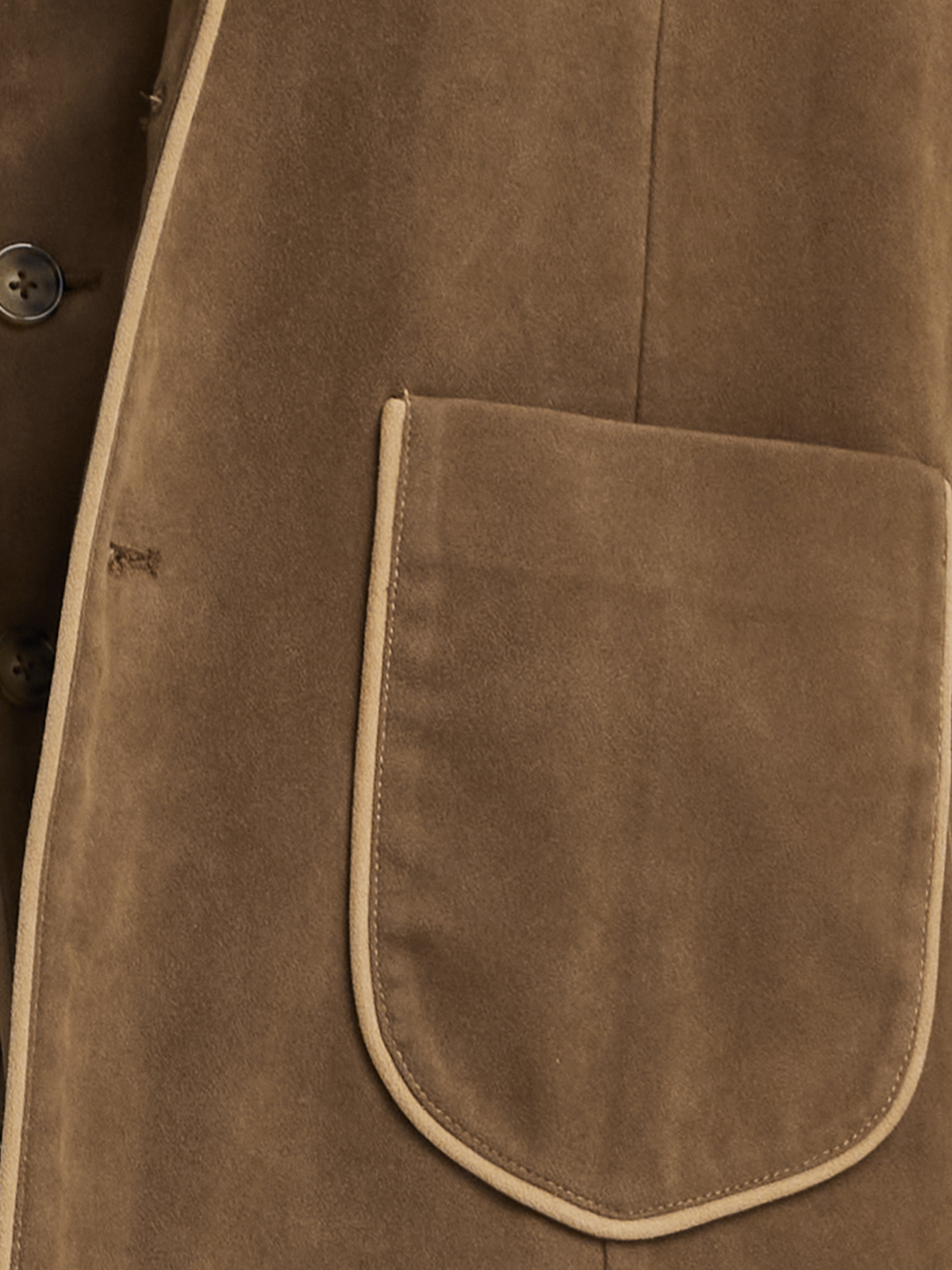 Beige Dirndl mit gelber Schürze