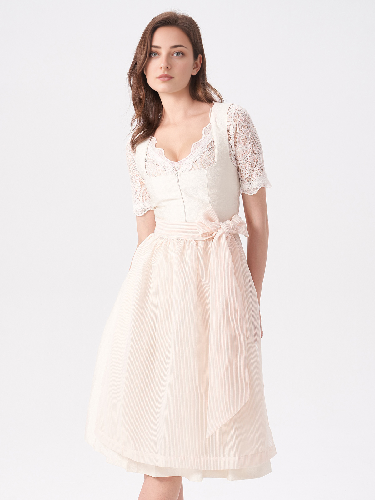 Dirndl Türkis Schwarz