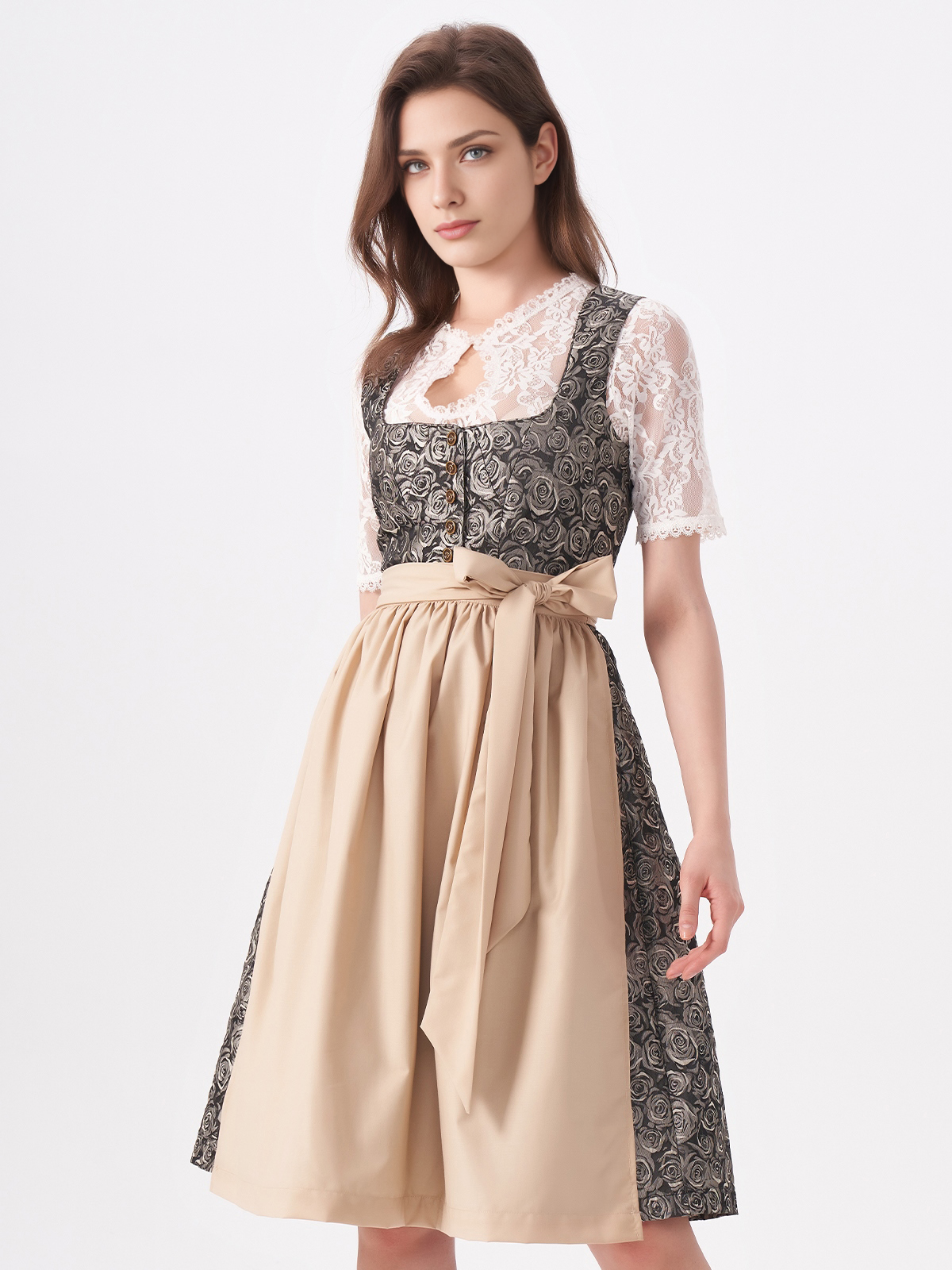 Helles Dirndl in Gelb